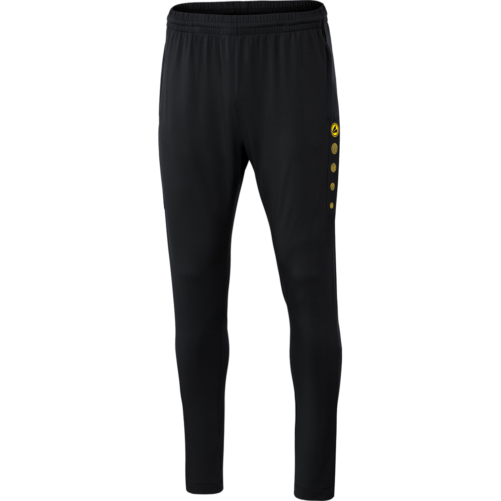 Jako Kinder Trainingshose Premium schwarz-gelb