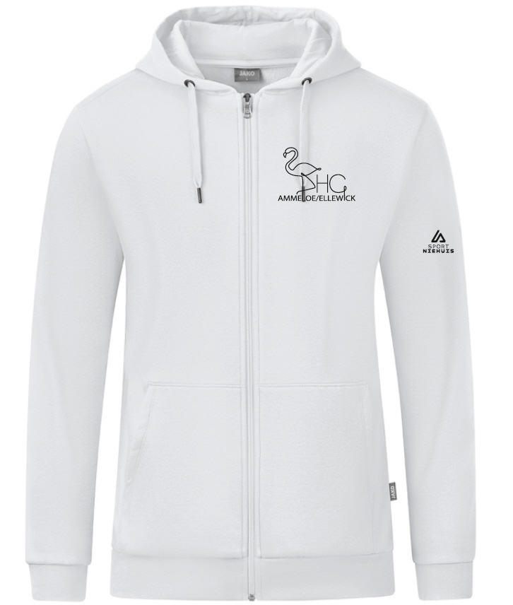 DHG Ammeloe Ellewick Organic Kapuzenjacke weiß