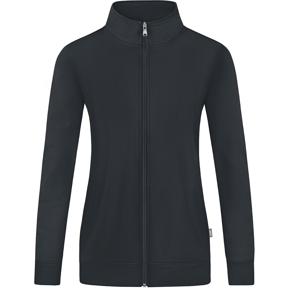 Jako Damen Sweatjacke Doubletex grau