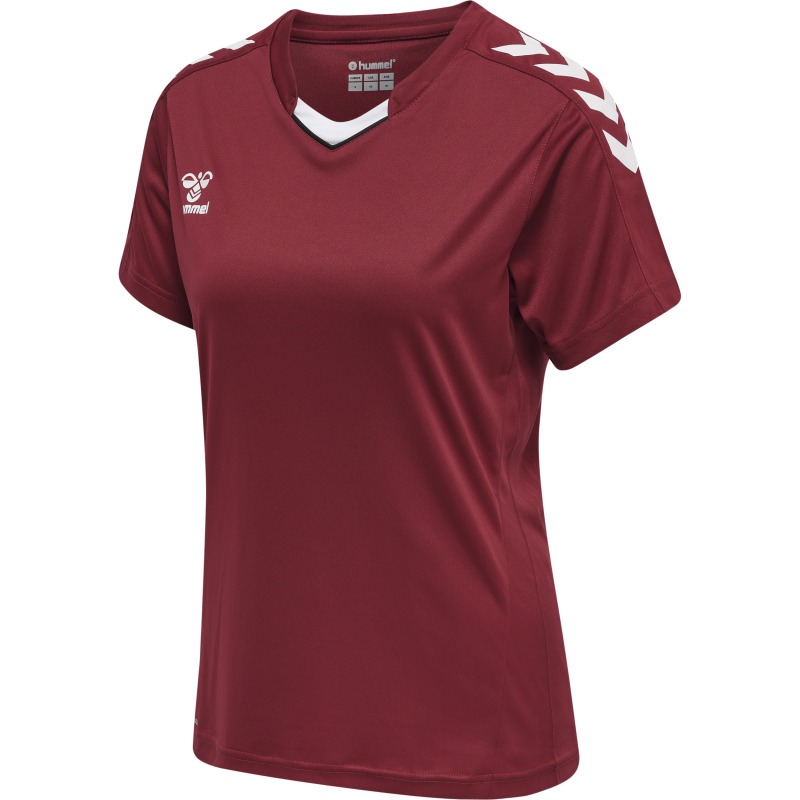 Hummel Hmlcore XK Poly Jersey S/S Woman maroon
