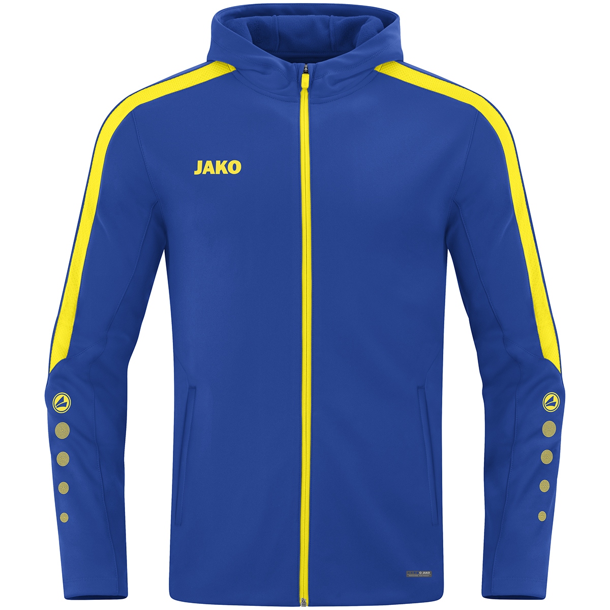 Jako Herren Kapuzenjacke Power royal/citro