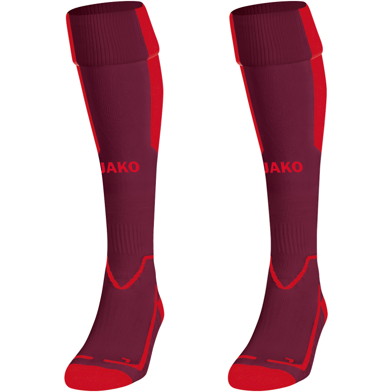Jako Stutzenstrumpf Lazio dark maroon-sportrot