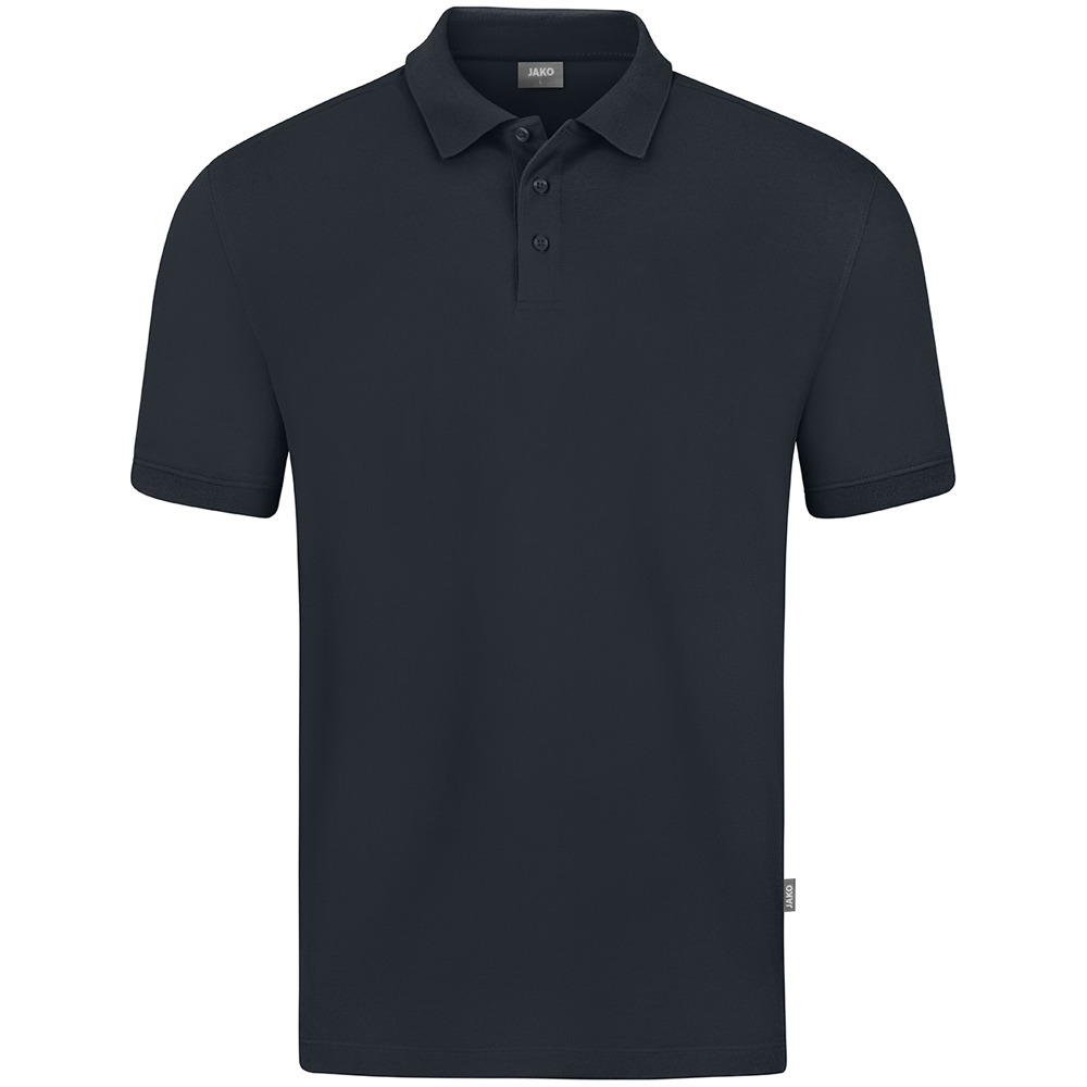 Jako Herren Polo Doubletex grau
