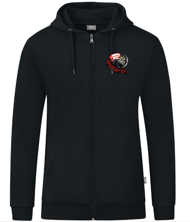 Rot-Weiß Trimbach Dart Kapuzenjacke schwarz