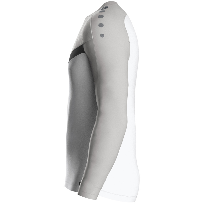 Jako  Sweat Iconic weiß/soft grey/anthra light