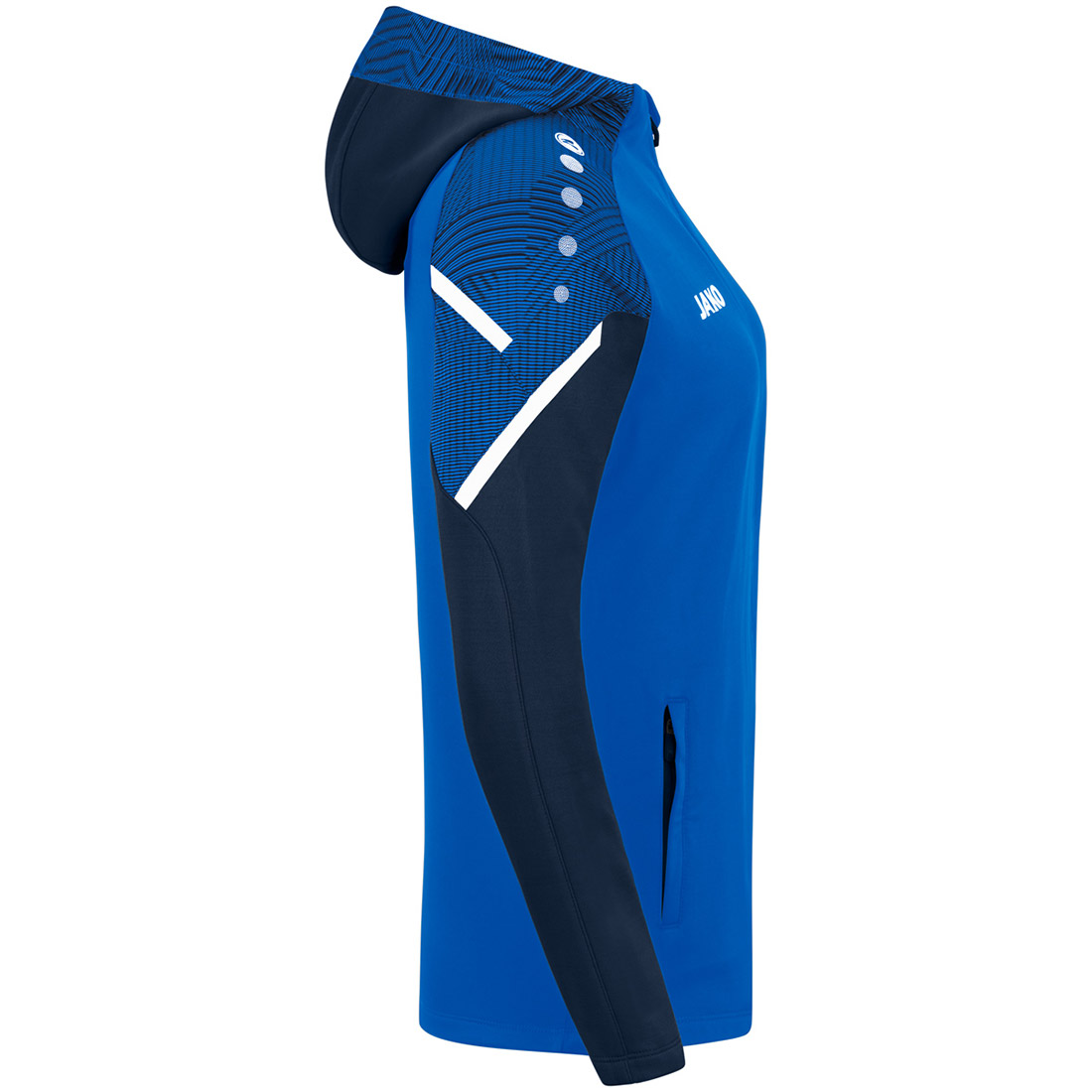 Jako Damen Kapuzenjacke Performance blau