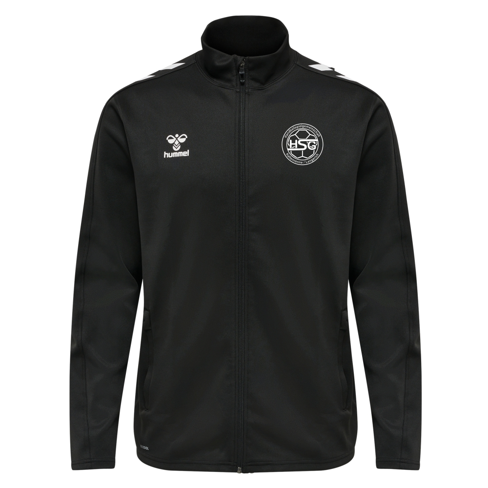 HSG Kattenvenne Lengerich Hummel Core XK Poly Zip Sweat schwarz-weiß