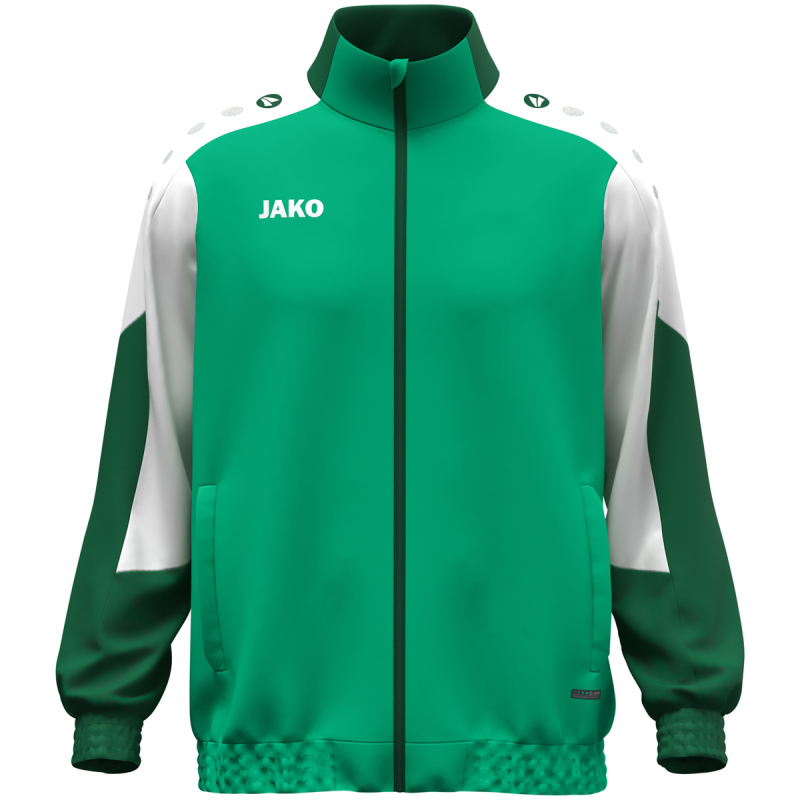 Jako Webjacke Dynamic grün-weiß-dunkelgrün