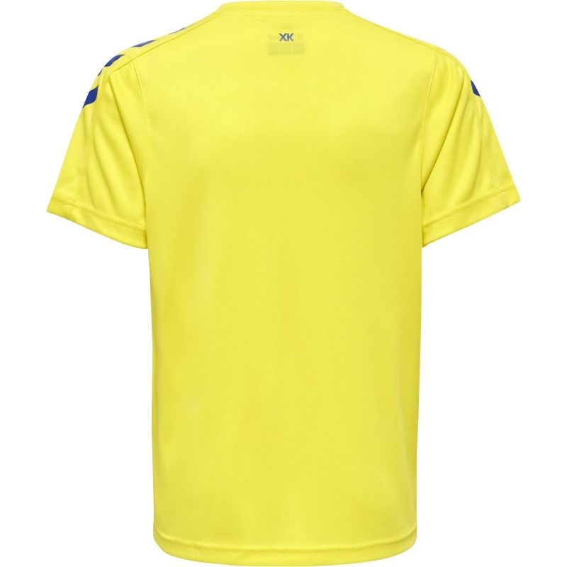 Hummel Hmlcore XK Poly Jersey S/S Kids blazing yellow/true blue