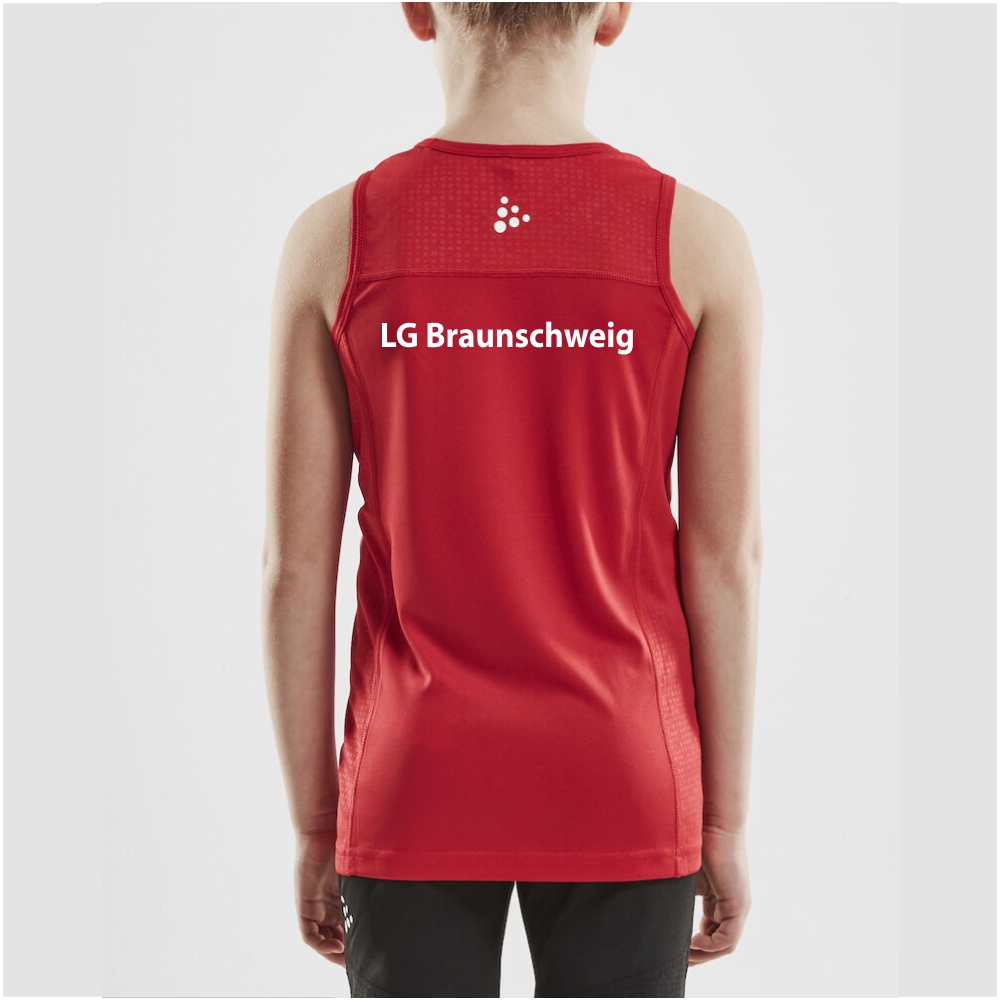 LG Braunschweig Craft Kinder Rush Singlet rot