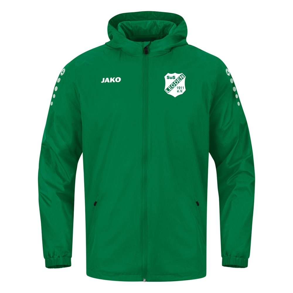SuS Legden Kinder Allwetterjacke Team 2.0 sportgrün-weiß