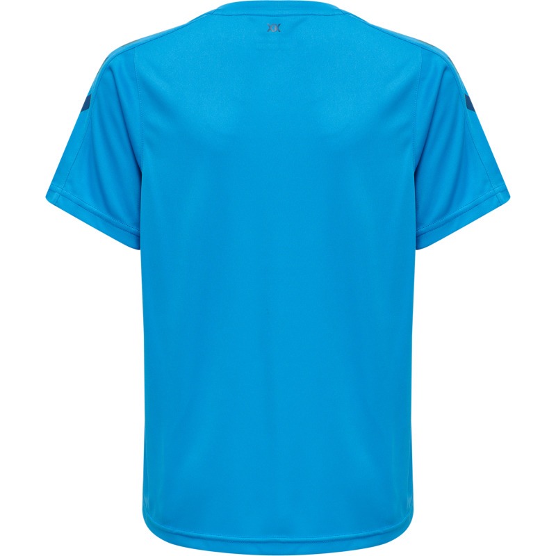 Hummel Hmlcore XK Poly Jersey S/S Kids blue danube