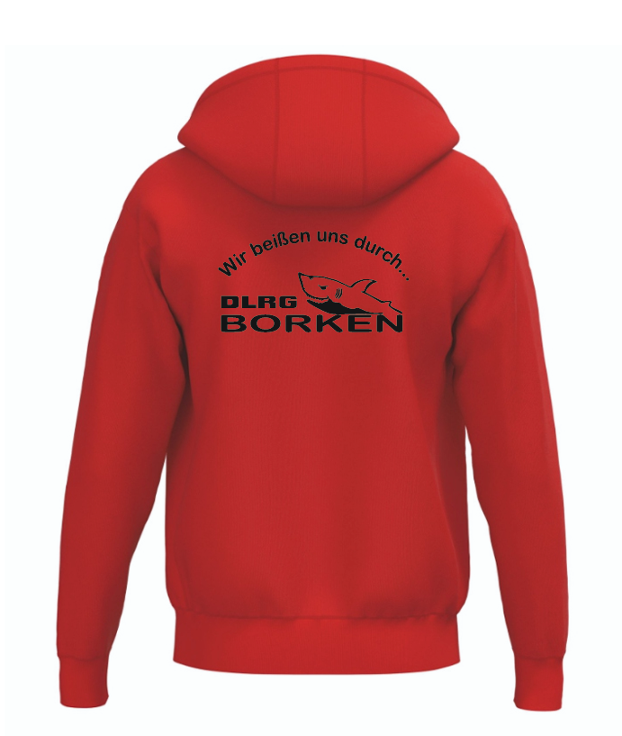 DLRG Borken Hoodie TS Kinder rot