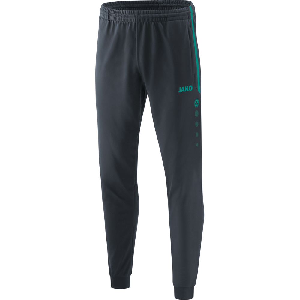 Jako Competition 2.0 Polyesterhose anthrazit-türkis