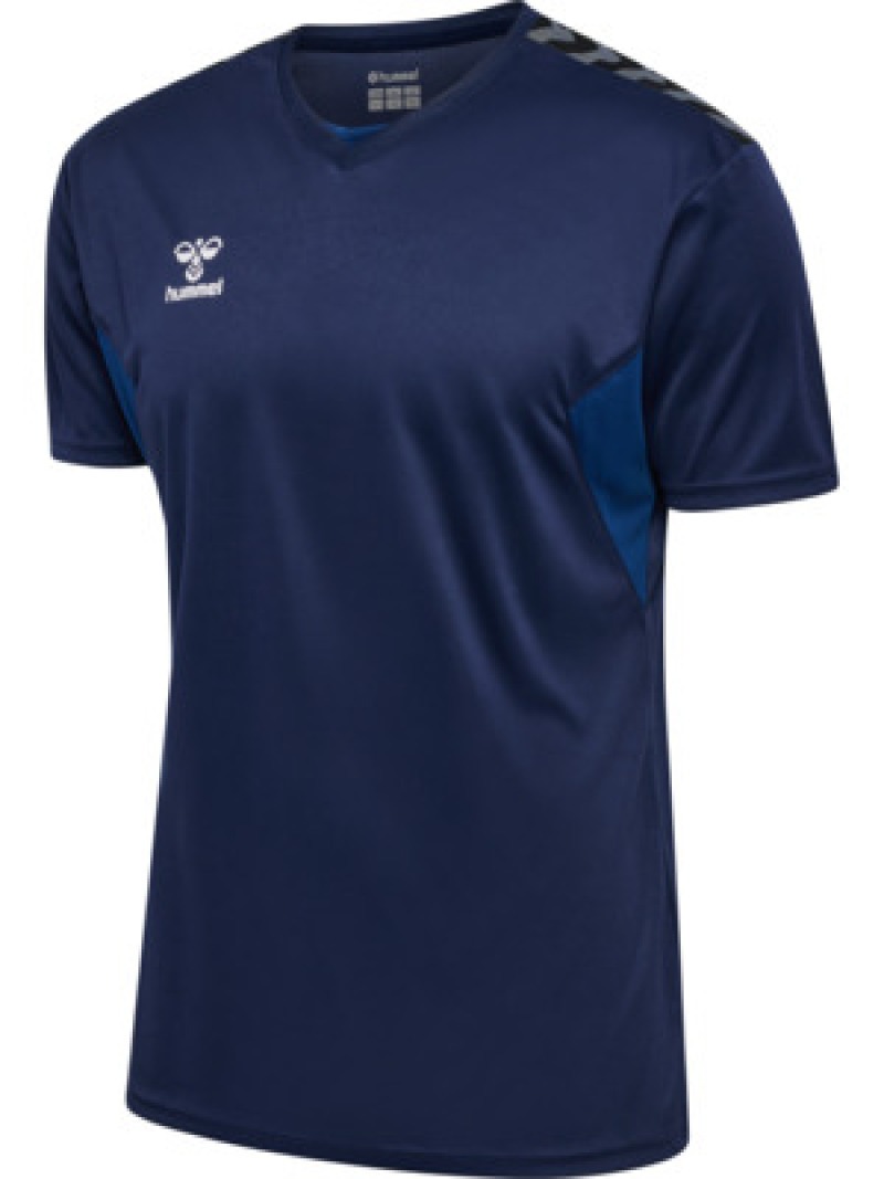Hummel Hmlauthentic 24 PL Herren Jersey S/S blau