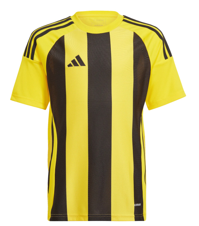 adidas Kinder Trikot Striped 24 Team Yellow / Black