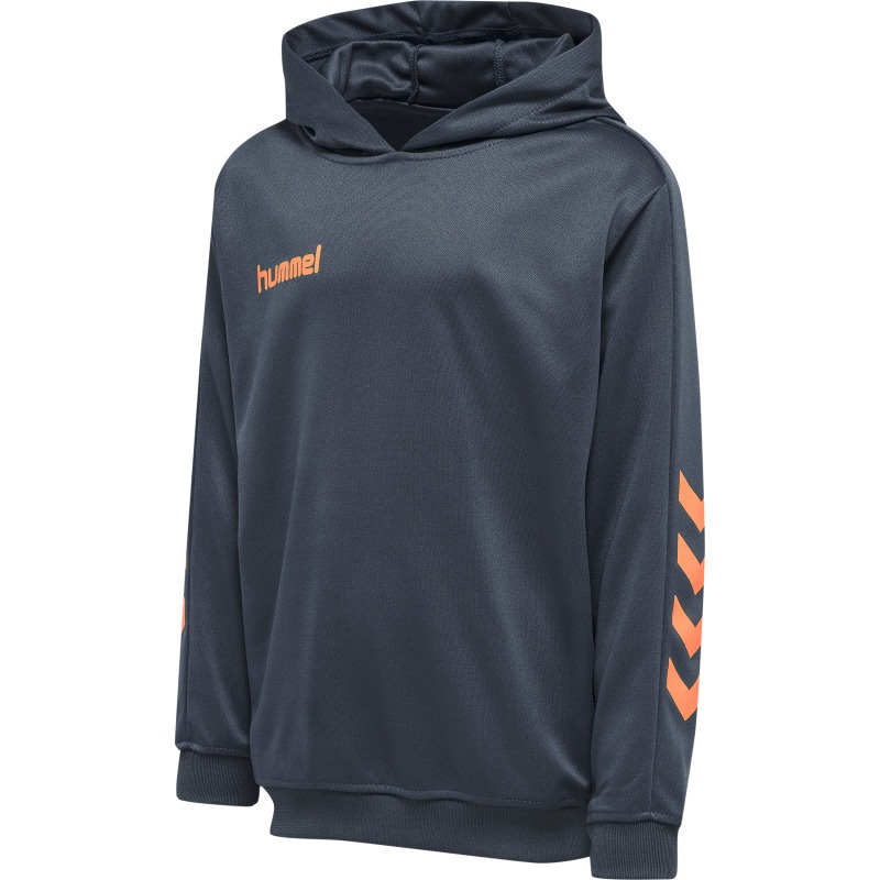 Hummel Hmlpromo Kids Poly Hoodie ombre blue/nasturtium