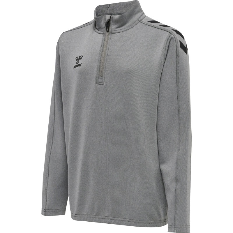 Hummel Hmlcore XK Half Zip Poly Sweat Kids grey melange
