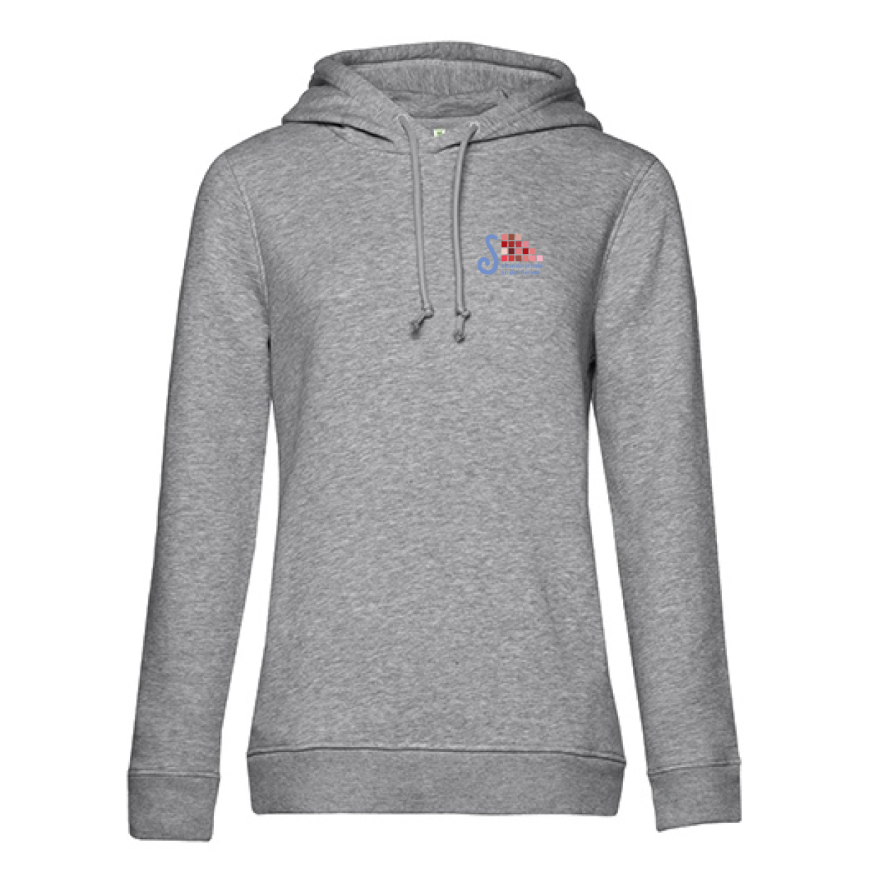 Sekundarschule Vreden Damen Hooded Sweat Hellgrau Schul Logo