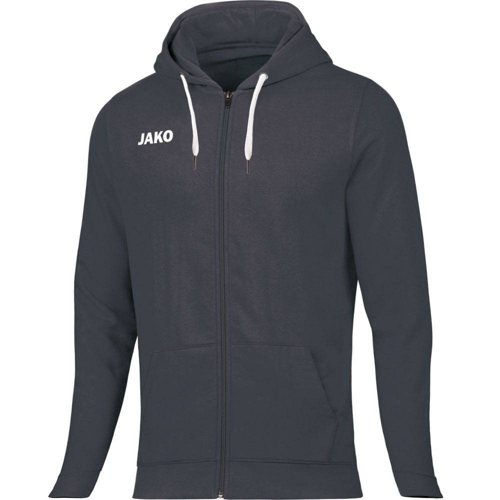 Jako Damen Kapuzenjacke Base grau