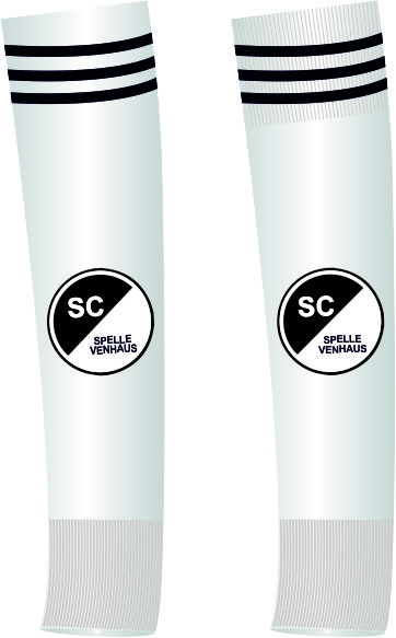SCSV Stutzen TUBE weiß