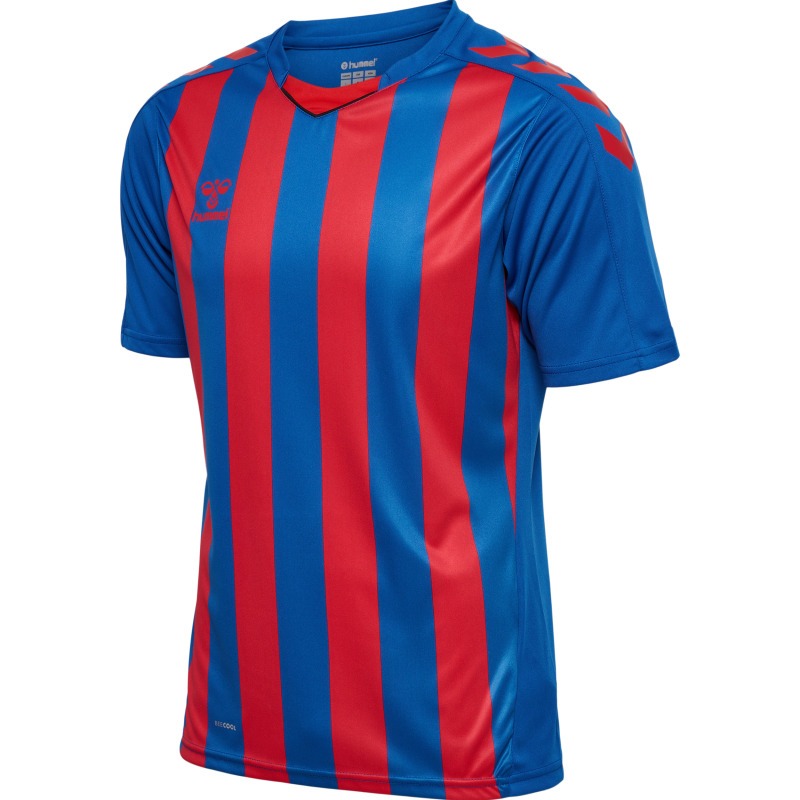 Hummel Hmlcore XK Striped Jersey S/S true blue/true red
