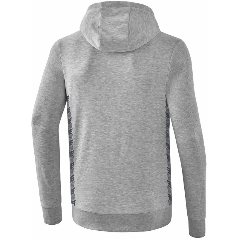 Erima Kinder Kapuzensweat Essential Team grau