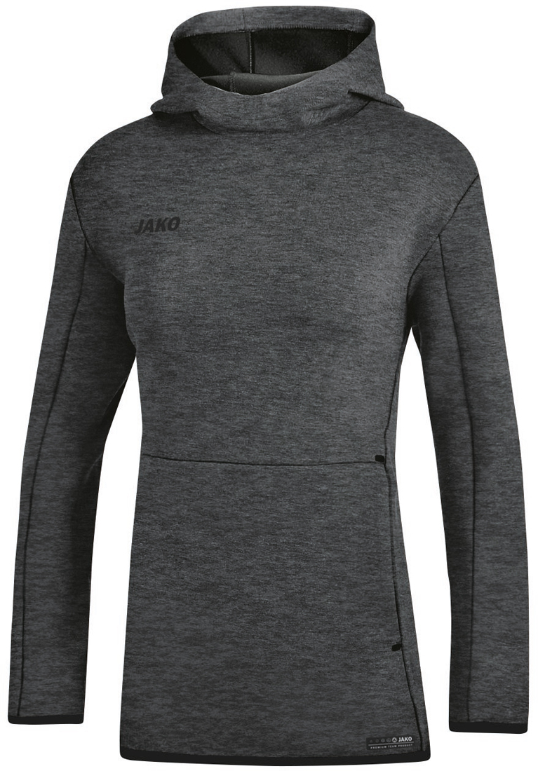 Jako Premium Basics Kapuzensweat anthrazit meliert