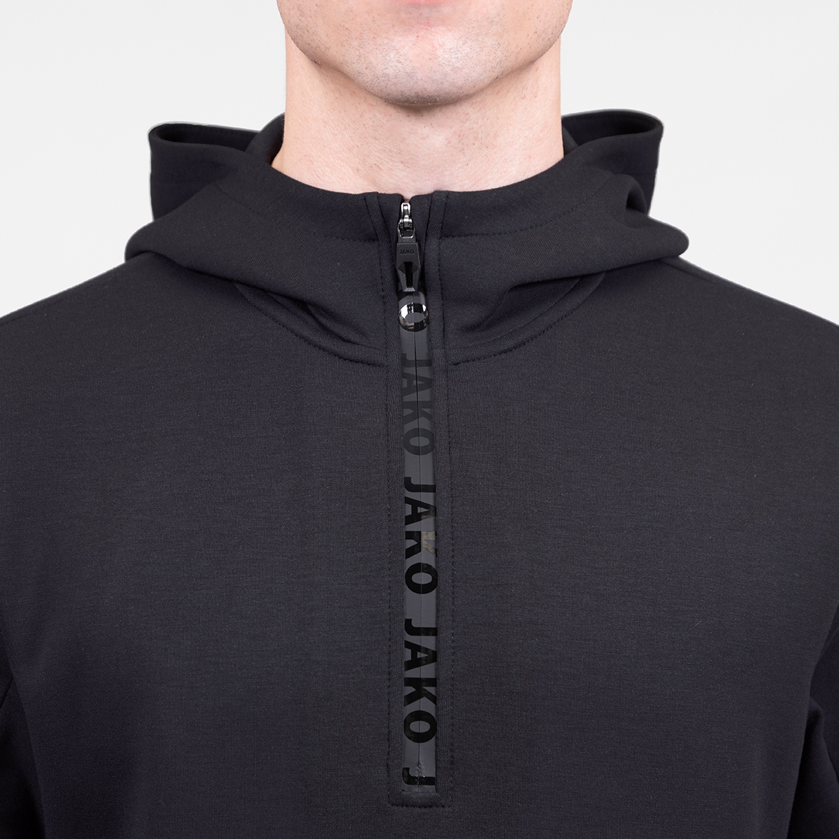 Schwarz-Weiß Varenrode Zip Hoodie Pro Casual