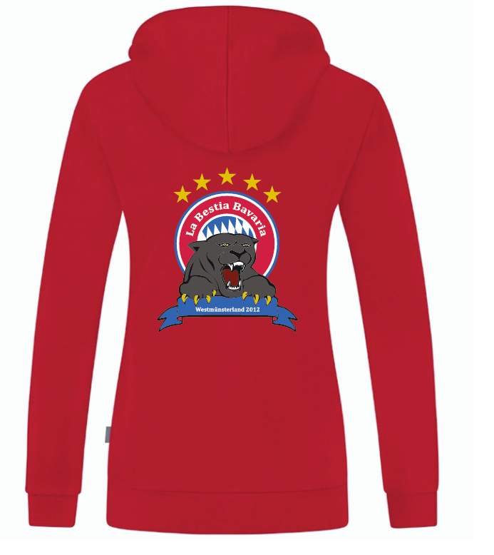 La Bestia Bavaria Kapuzenjacke Organic rot