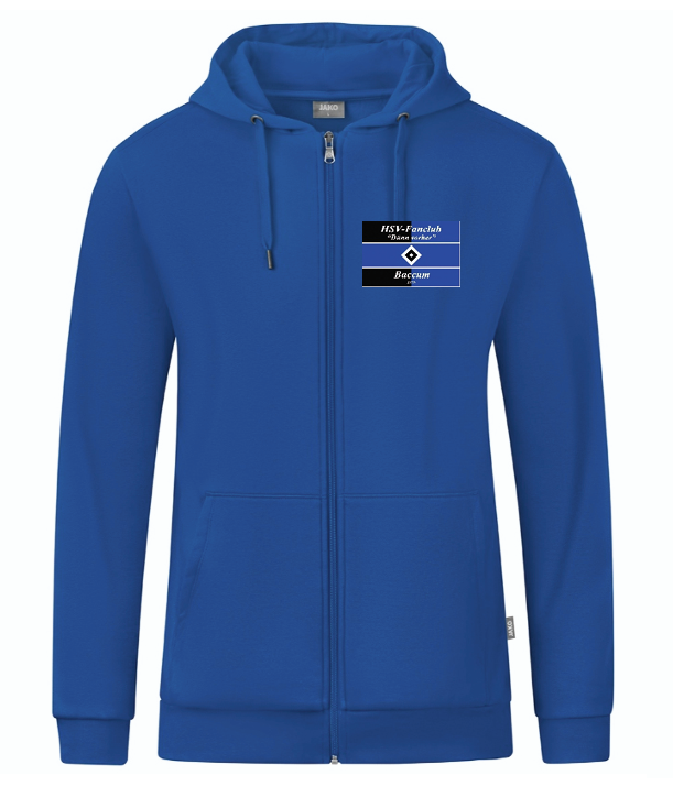 HSV Fanclub Baccum Kapuzenjacke Organic blau