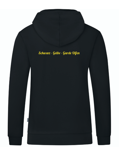 Schwarz-Gelbe-Garde Olfen Kapuzenjacke Organic schwarz