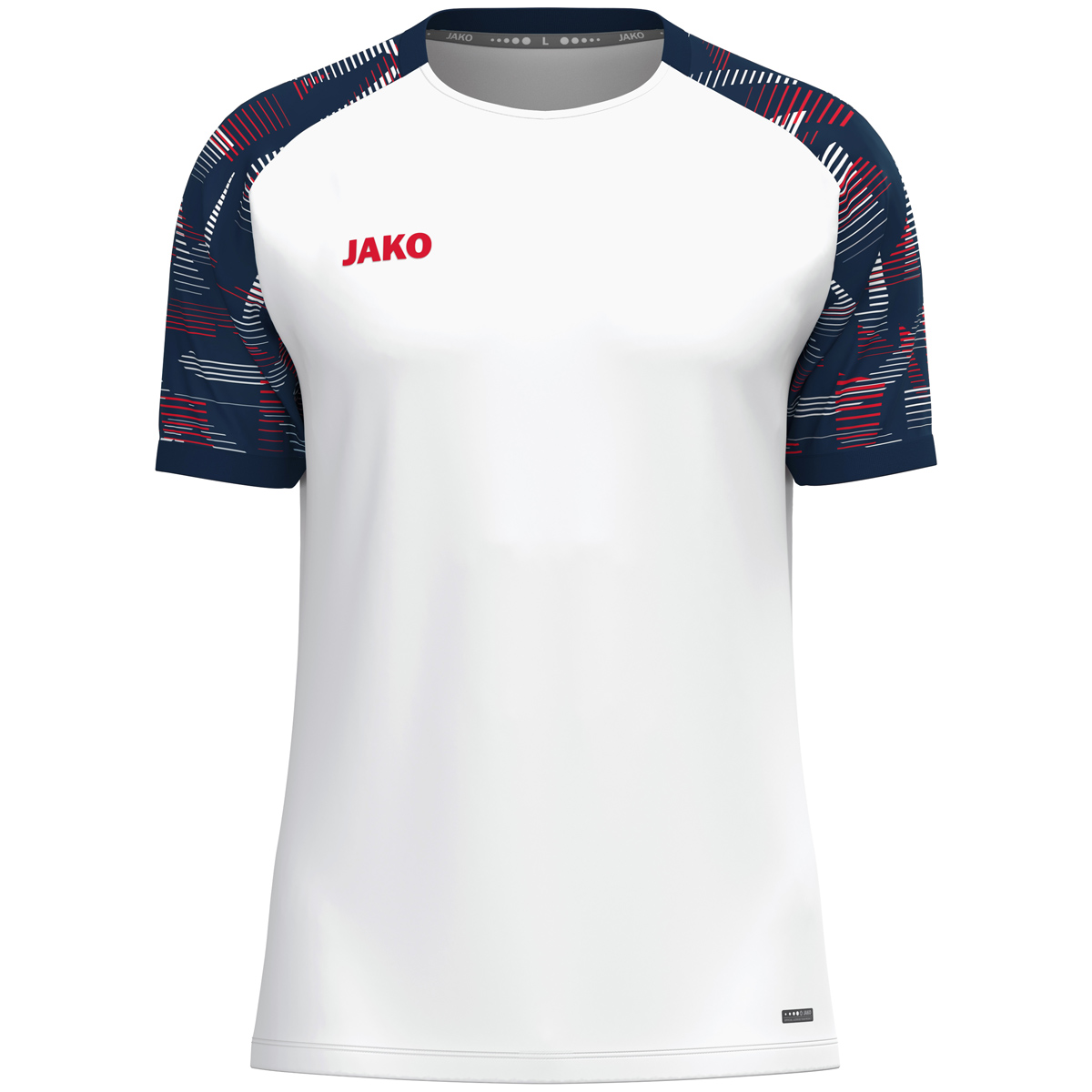 Jako T-Shirt Sonic Kinder weiß/marine/rot