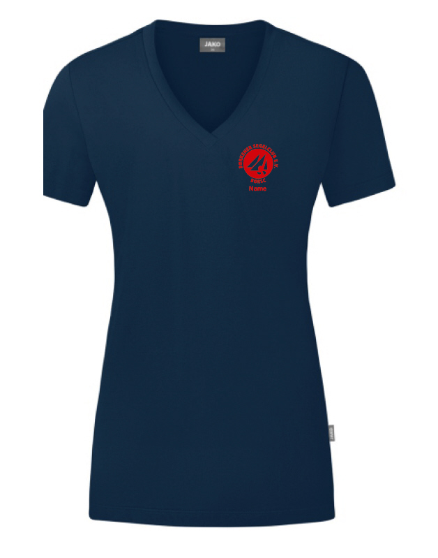 Borkener Segelclub Damen T-Shirt Organic navy