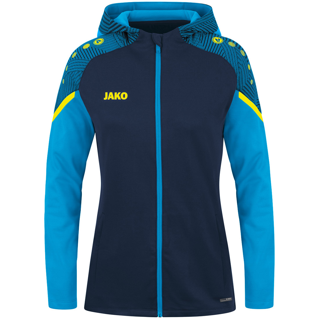 Jako Damen Kapuzenjacke Performance blau