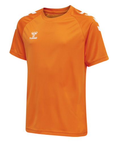 Hummel Hmlcore XK Core Poly Tee S/S Kids orange tiger