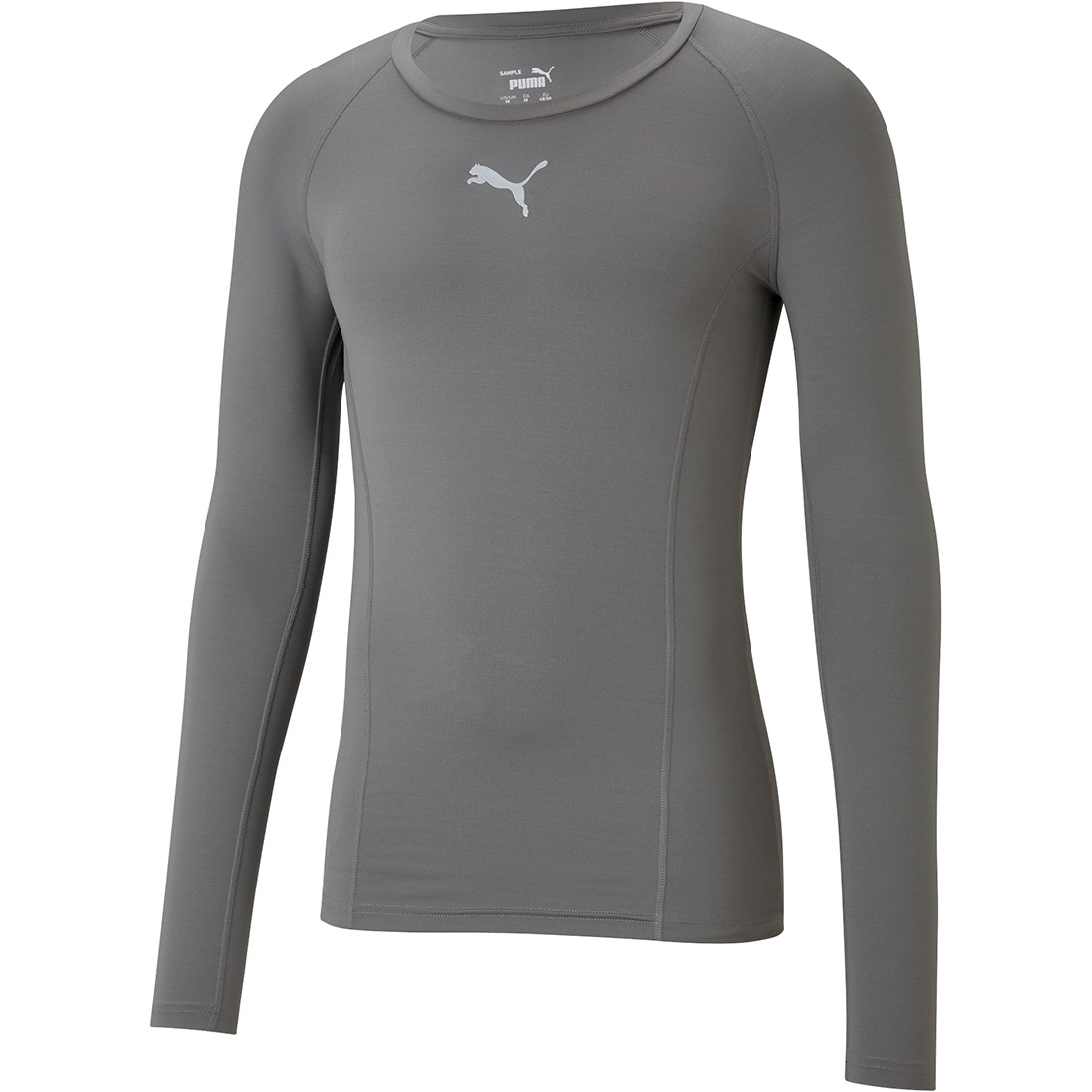 Puma Baselayer Langarm Shirt Liga grau