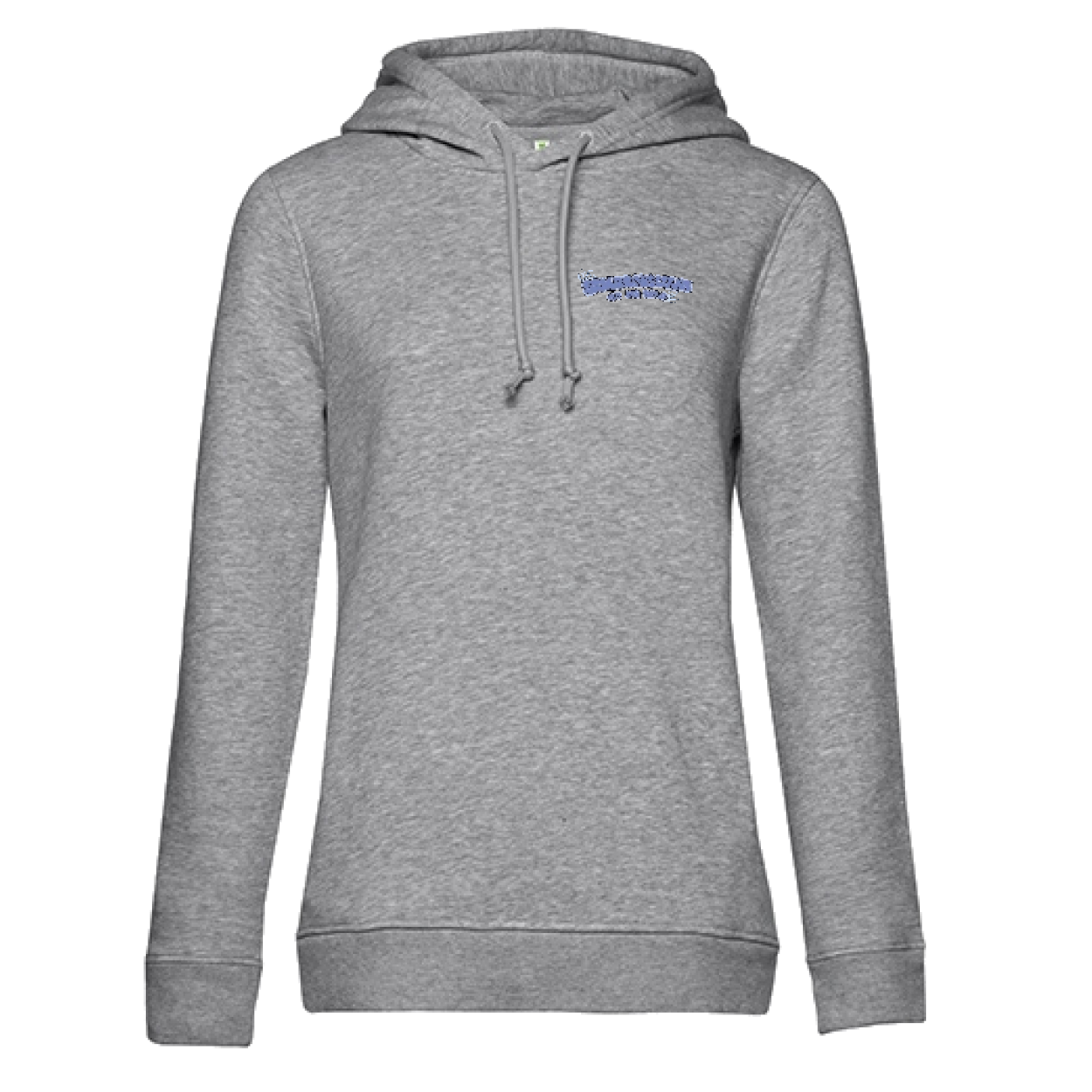 Sekundarschule Vreden Damen Hooded Sweat Hellgrau Splash Logo