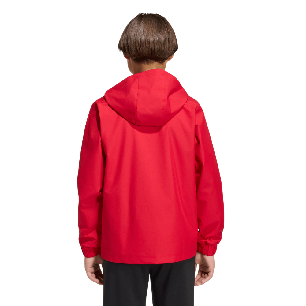 Adidas Entrada 26 Allwetterjacke Kids Rot