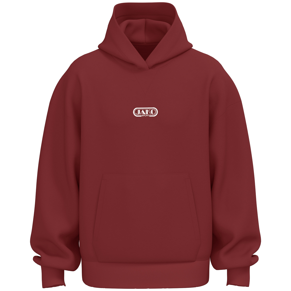Jako Kapuzensweat Wardrobe rubinrot