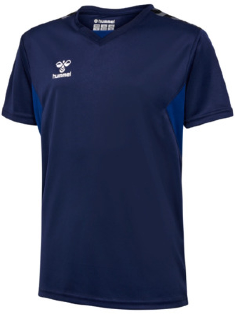 Hummel Hmlauthentic 24 PL Kinder Jersey S/S blau