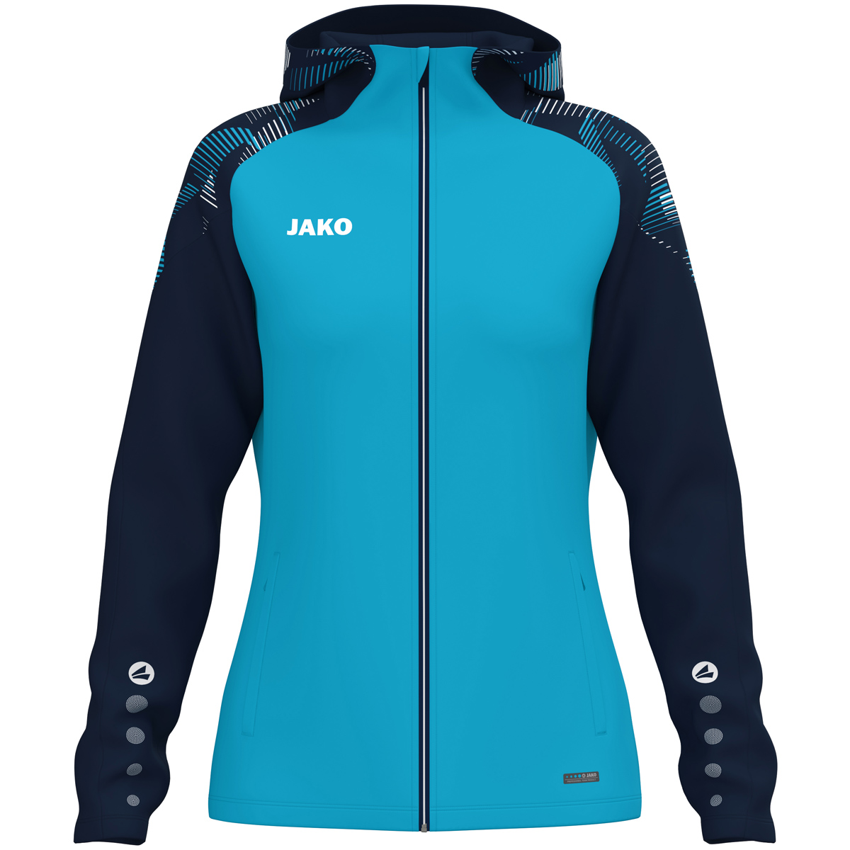 Jako Kapuzenjacke Sonic Damen aqua/marine