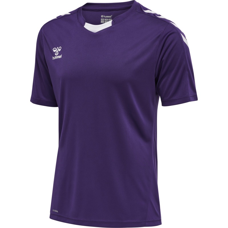 Hummel Hmlcore XK Poly Jersey S/S acai/white