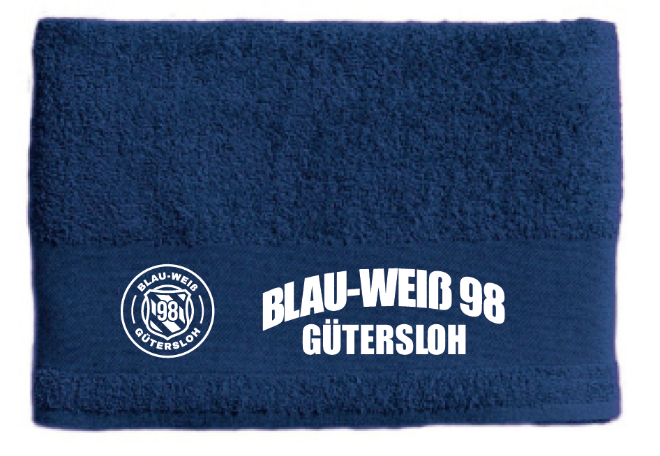 Blau-Weiß 98 Gütersloh Handtuch 50x100cm
