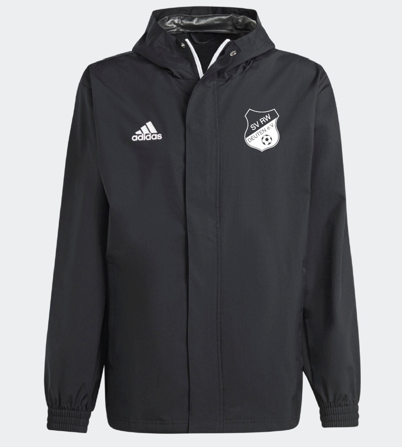 Rot-Weiß Deuten Regenjacke Entrada 22 schwarz