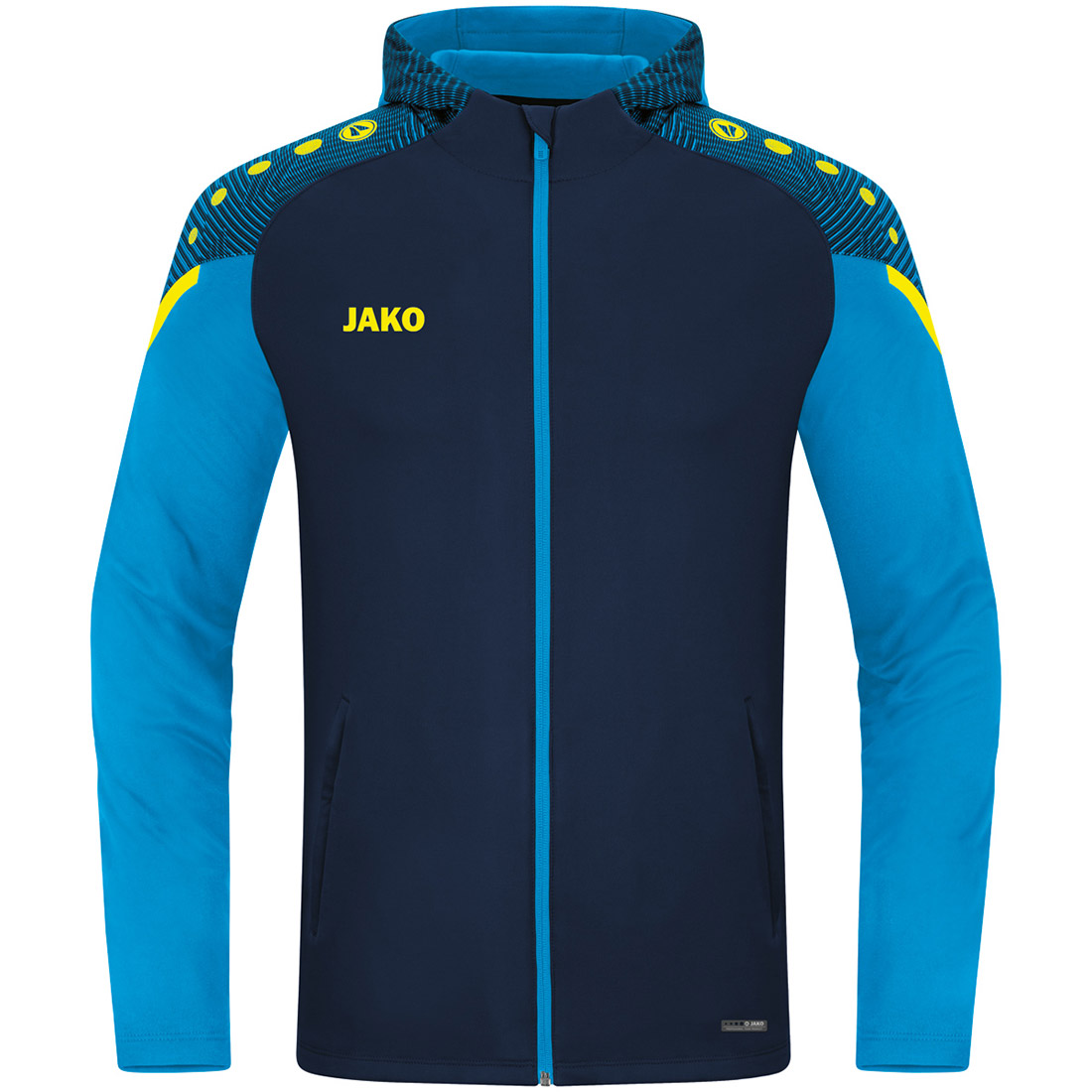 Jako Kinder Kapuzenjacke Performance blau