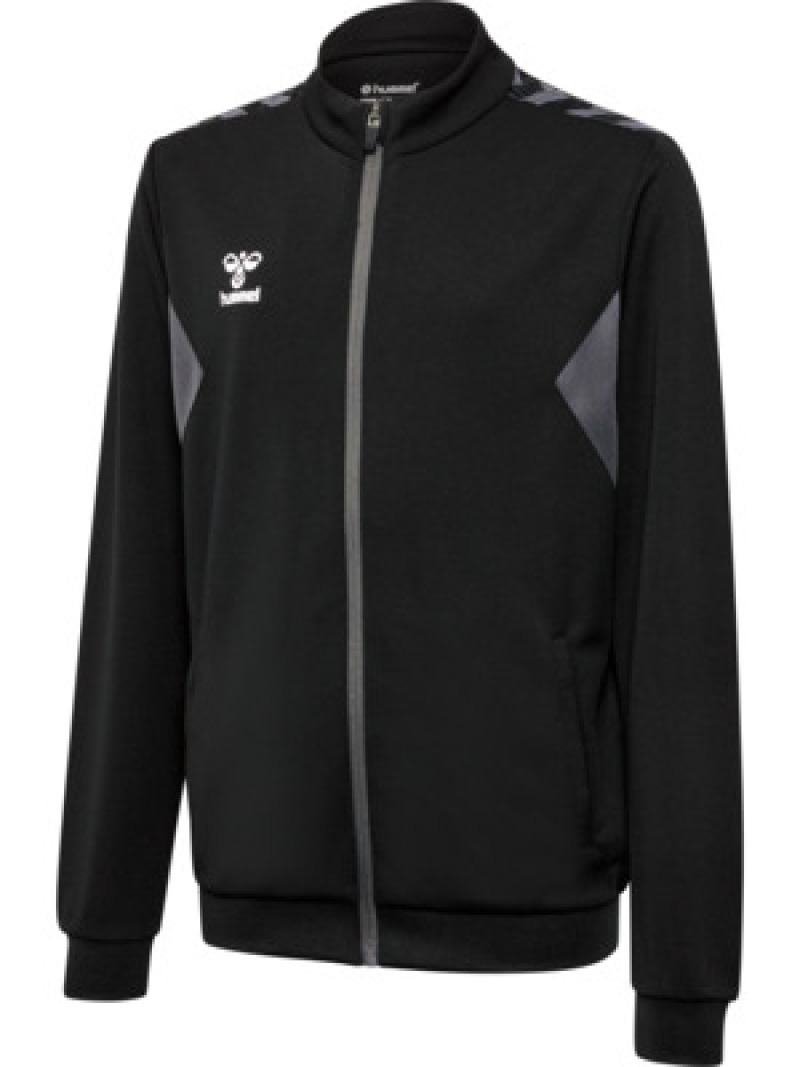 Hummel Hmlauthentic 24 PL Kinder Reißverschlussjacke schwarz
