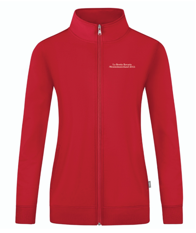 La Bestia Bavaria Sweatjacke Doubletex rot