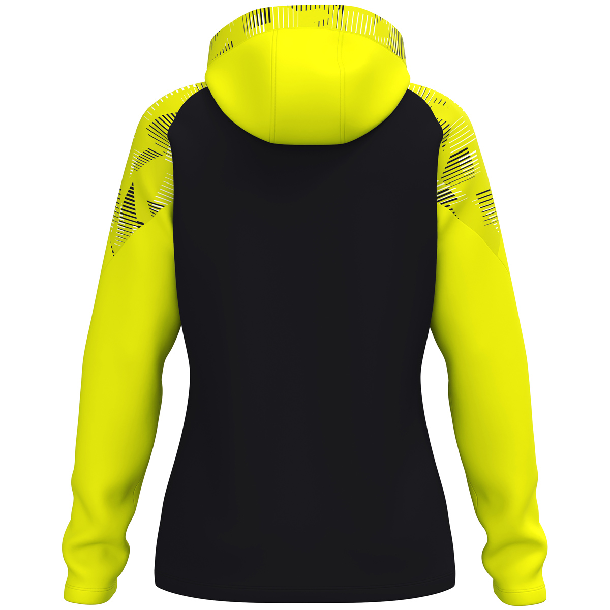 Jako Kapuzenjacke Sonic Damen schwarz/neongelb