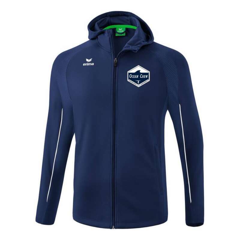 Ocean Crew Erima Liga Star Trainingsjacke mit Kapuze new navy/white